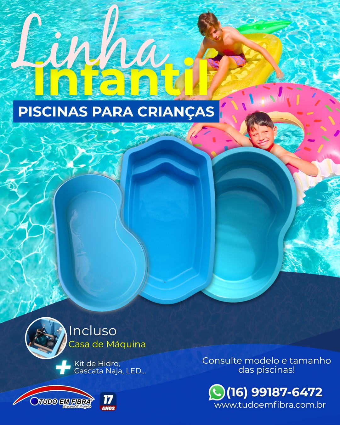 Piscina em Fibra de Vidro - Projeto 12