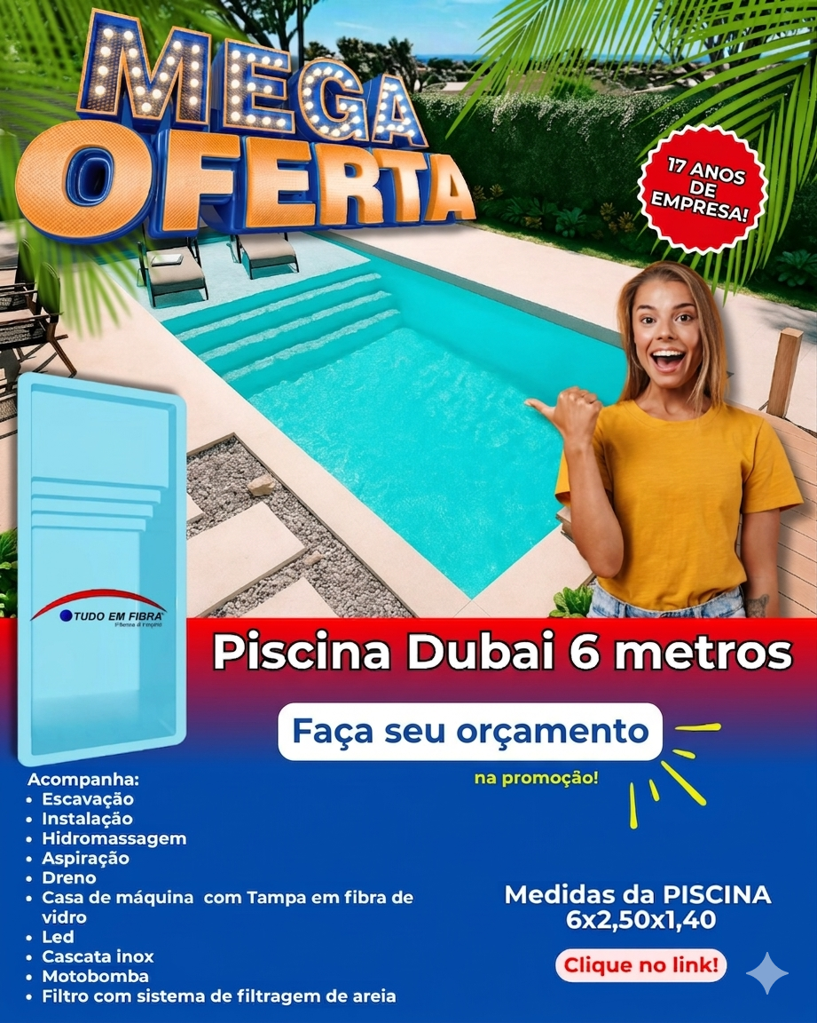 Piscina em Fibra de Vidro - Projeto 3