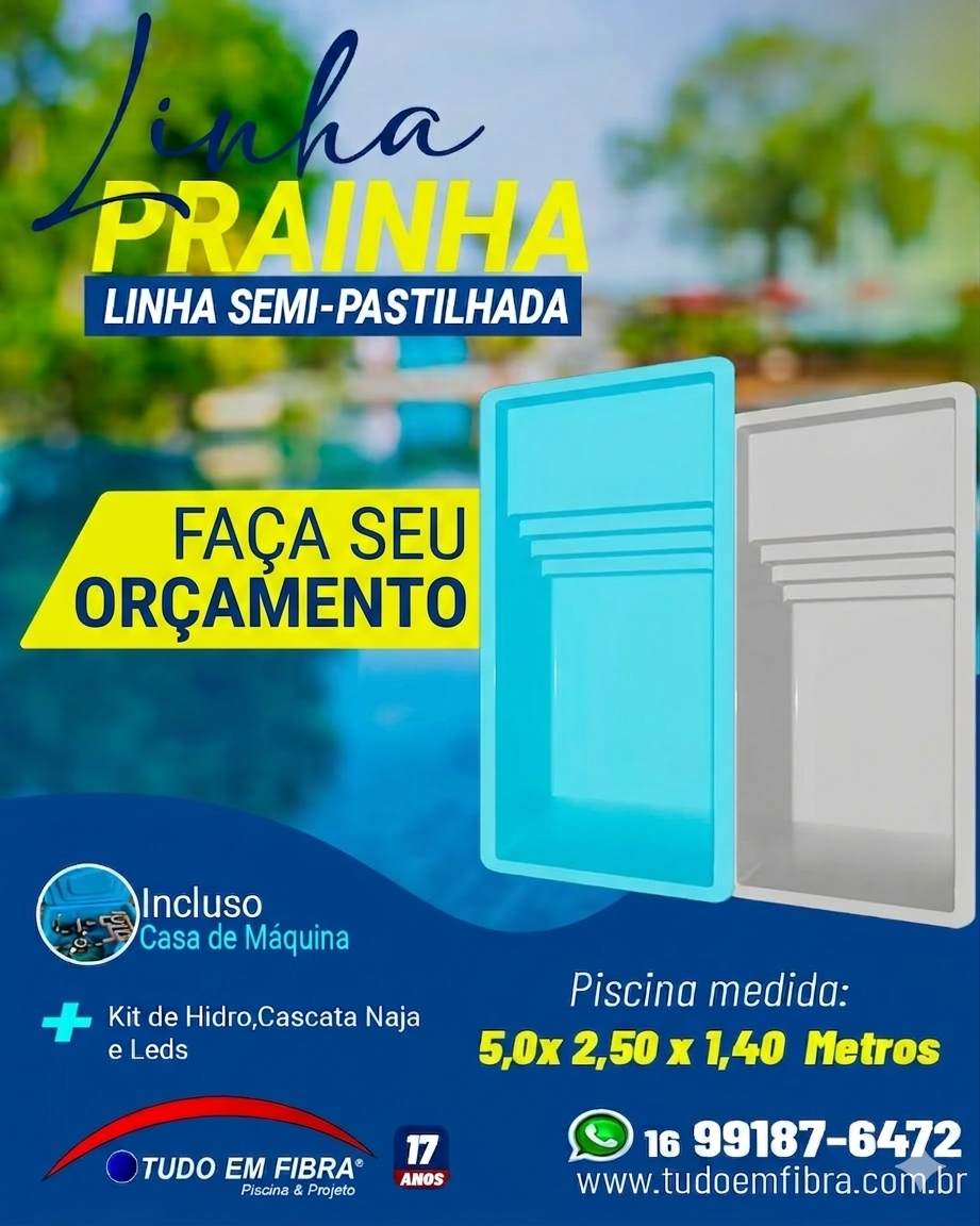 Piscina em Fibra de Vidro - Projeto 6